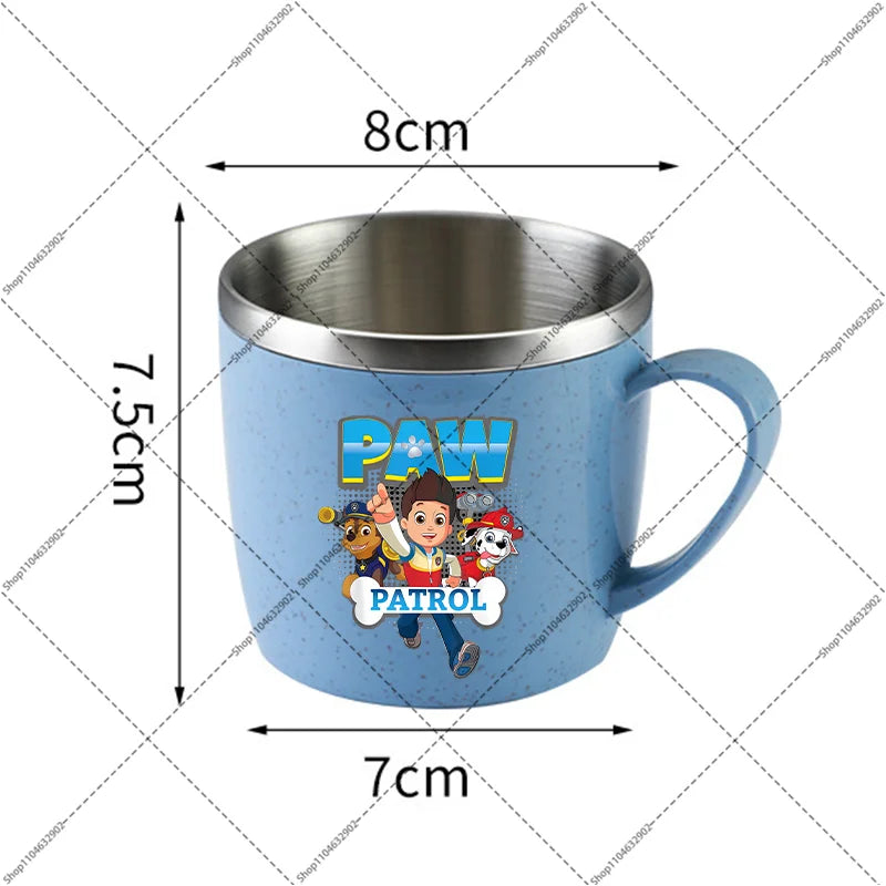 Paw Patrol Portable Stainless Steel Coffee Mug Chase Skye Cartoon Anime Pattern Printed Water Cup Household Couples Milk Cups