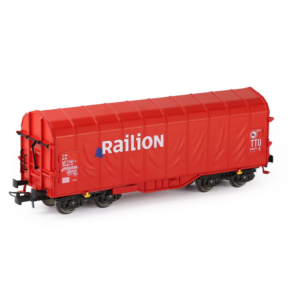 C8762 Evemodel Model Trains HO Scale 1:87 Covered Coil Wagon Freight Car