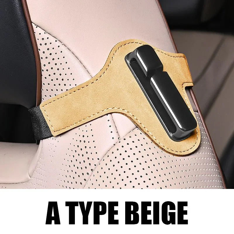 1Pcs Universal Car Seat Belt Fixator, Adjustable Strap Clip Holder, Safety Buckle Positioning Device, Auto Interior Accessories