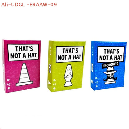 1 Set English Tabletop Game For 3-8 Players That's Not A Hat Happy Party Game Kit Top Board Game With Basic Extended Card Game
