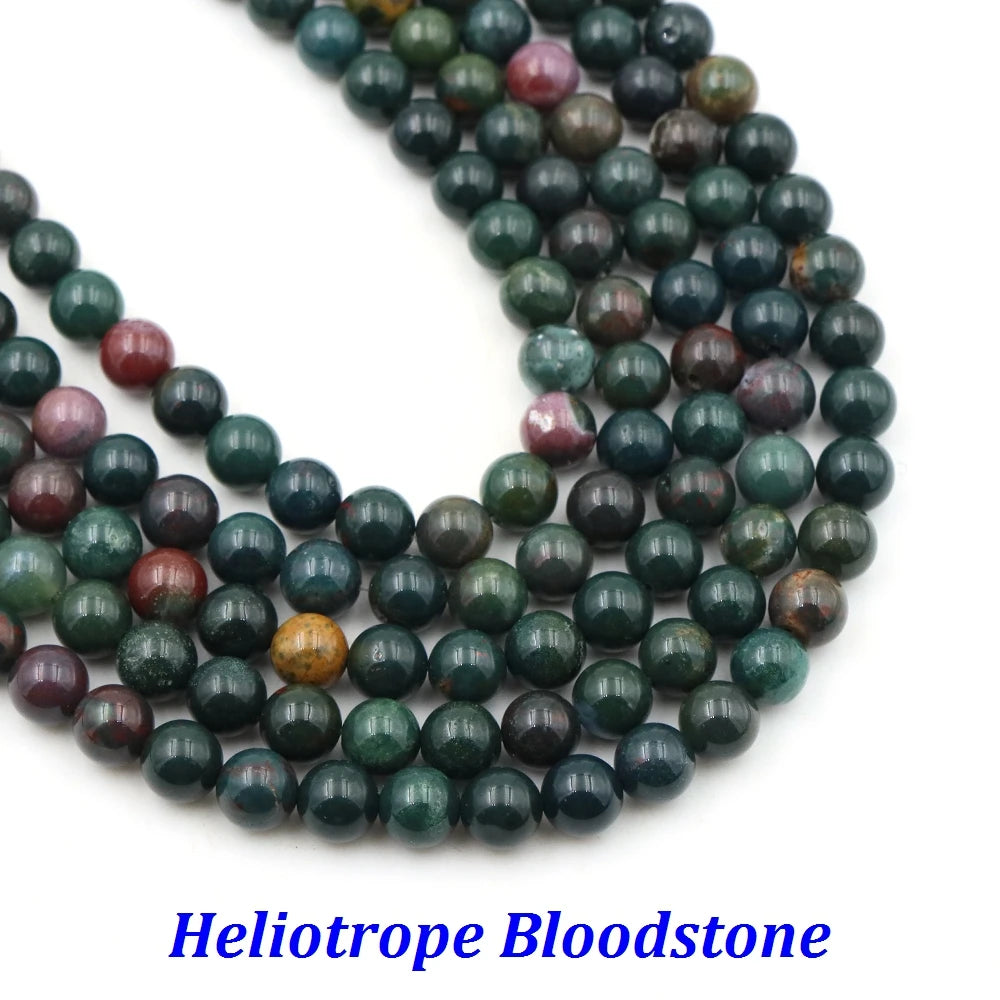 Natural Stone 4 6 8 10mm Round Leopardskin Jaspers Stone Spacer Loose Bead For Jewelry Making DIY Bracelet Needlework Accessorie