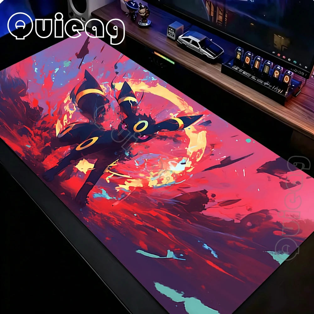 Pokemon Mouse Pad Keyboard Mat Laptop PC Gaming Rubber Extended DeskMats