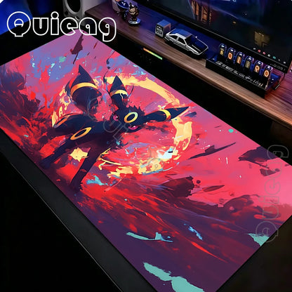 Pokemon Mouse Pad Keyboard Mat Laptop PC Gaming Rubber Extended DeskMats