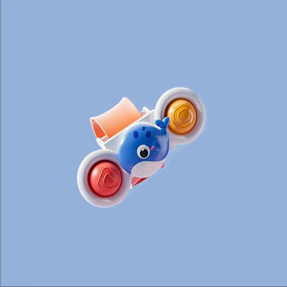 Suction Cup Spinning Cartoon Animal、Insects Spinner Toys Baby High Chair Window Gyro Stress Reliever Kids Bath Toys Gift