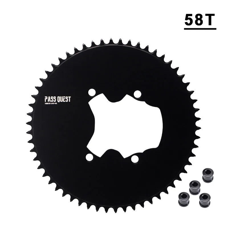 PASS QUEST 110 bcd chainring for Shimano ULTEGRA r8000 R8100 Narrow Wide road bike plate single dishe 54T 50 34T 52 36 53 39