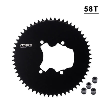 PASS QUEST 110 bcd chainring for Shimano ULTEGRA r8000 R8100 Narrow Wide road bike plate single dishe 54T 50 34T 52 36 53 39