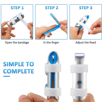 1Pc Finger Splint, Finger Support Brace Stabilizer for Broken Fingers Straightening Arthritis Knuckle Immobilization