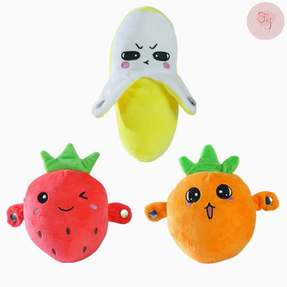 Hot Creative Peculiar Music Rhythm Parent-child Interactive Plush Doll Banana Fruit Induction Cultivate Music Perception gifts