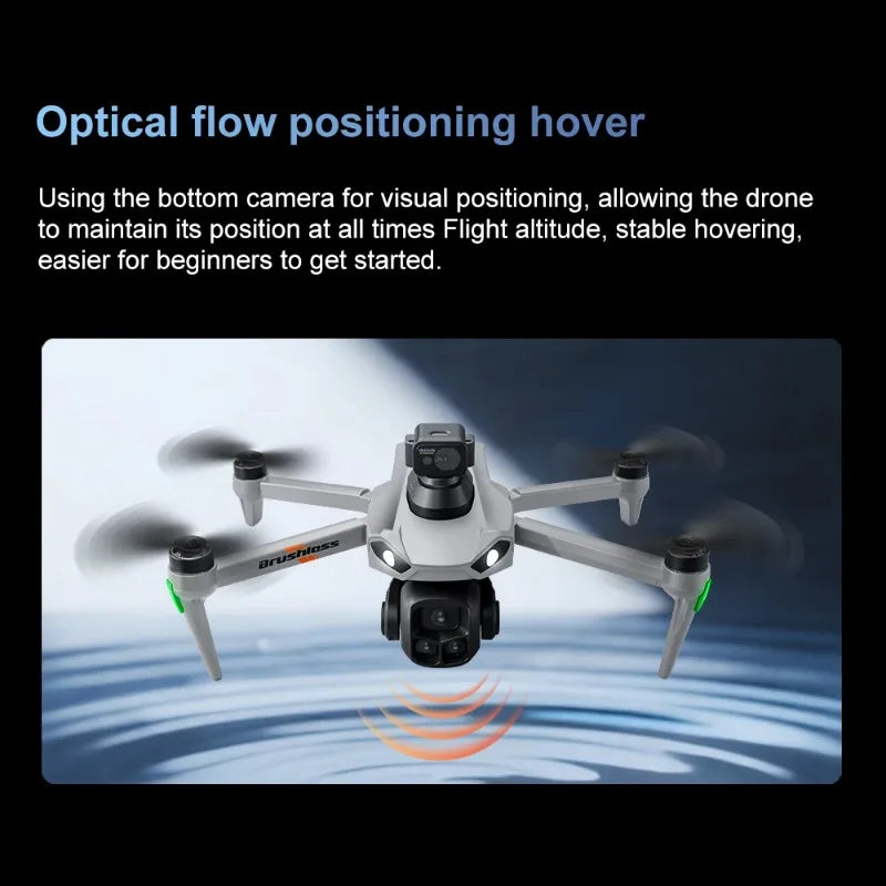 Lenovo V916MAX Professional 8K Drone HD Dual Camera Remote control with large screen, 5G WIFI FPV Foldable Quadcopter RC Dron