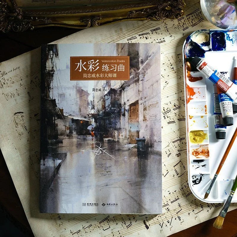 Watercolors Études Chien Chung-Wei Watercolor Master Class Art Tutorial Book