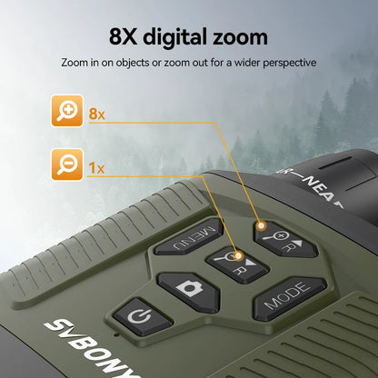 SVBONY SX31 Zoom Digital Infrared Night Vision Binocular Telescope,for Hunting Camping Professional 4K Night Vision Device