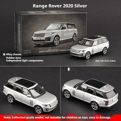 Luxury 2020 Range Rover 1:64 Die-Cast Metal Model - Classic SUV Simulation, Mixed Metal Element Puzzle Toy Set, Desktop Ornament