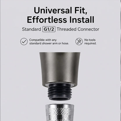 High Pressure Handheld Shower Head with 3 Spray Modes, Super Boost, Large Rainfall, Strong & Gentle Flow