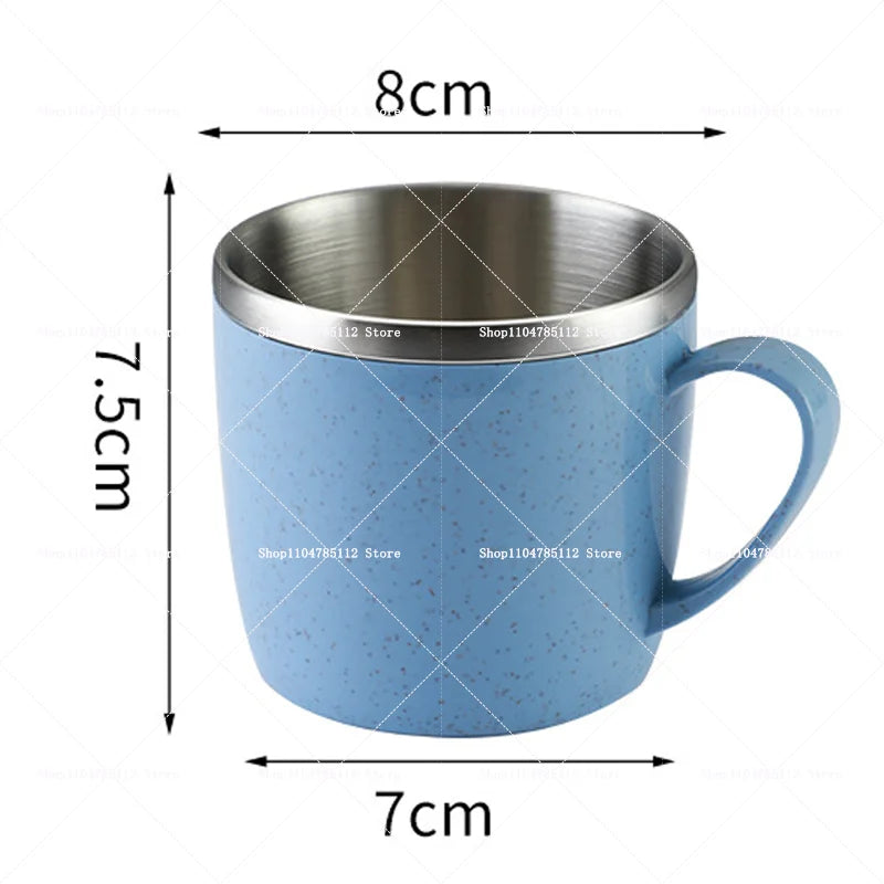 Dragons Ball 304 Stainless Steel Mouth Cup Goku Anime Kawaii Letter A-Z Coffee Milk Water Mug  Anti-scalding Camping Cups Gift