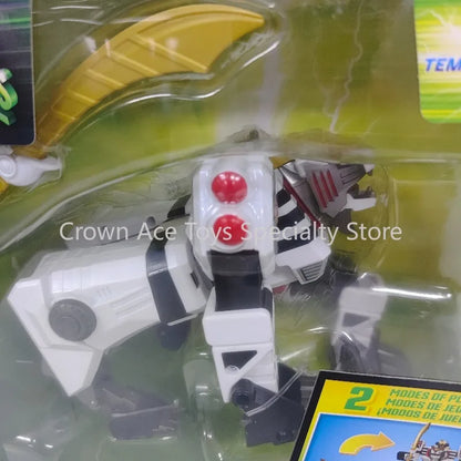 Original Power Rangers S2 White Ranger Figure All Accessories Collection Combinable White Tigerzord Saba Saber Mask Coin Playset