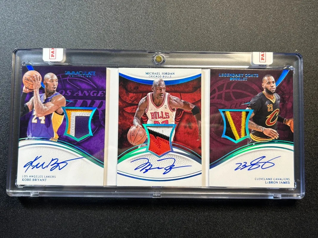 DIY Handmade NBA Basketball Star Trading Cards Kobe Jordan James Hot NBA Stars Cards, Jersey Relic Limited Collectible Card Gift