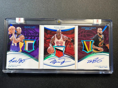 DIY Handmade NBA Basketball Star Trading Cards Kobe Jordan James Hot NBA Stars Cards, Jersey Relic Limited Collectible Card Gift