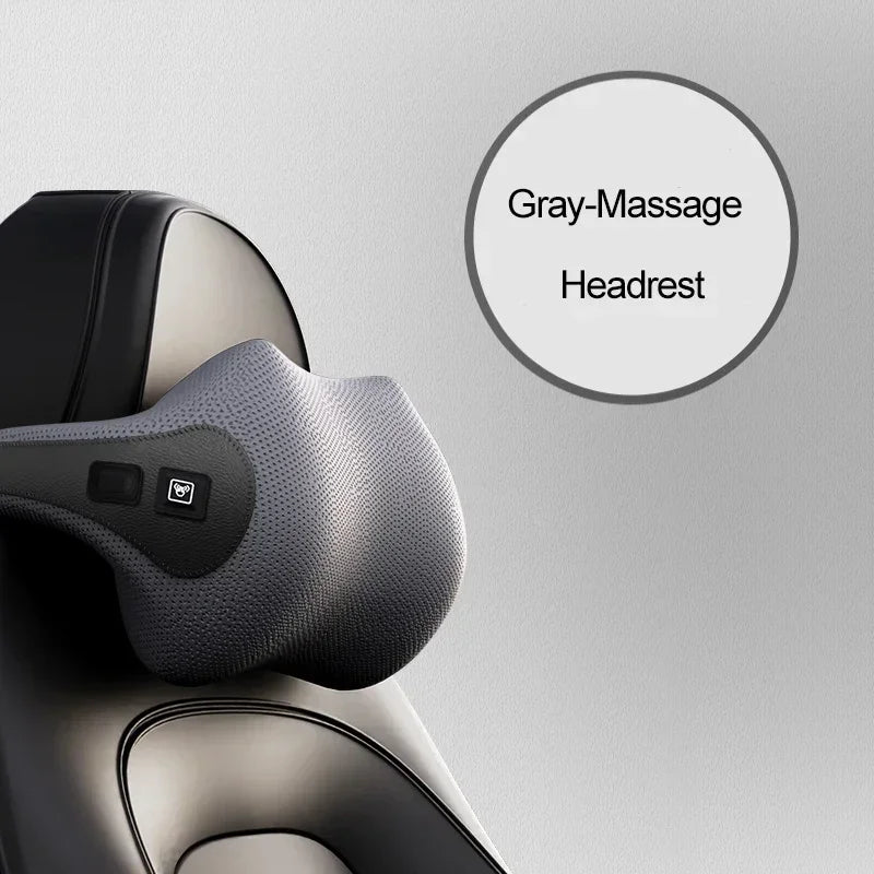 NEW Car Neck Cushion Lumbar Support Electric Men Massage Neck Car Neck Pillow Outdoor Car Accessories Home Car Massage Seat