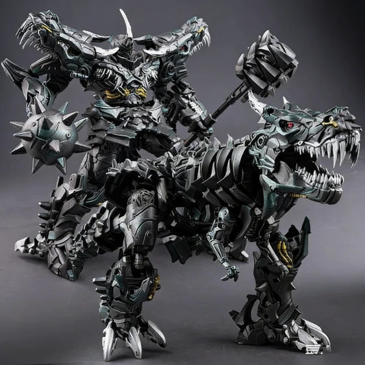 23cm Dinosaur Transforming Toy Leader Grimlock Action Figure Deformable Dinosaur Robot Model Desk Ornament Children Adults Gifts