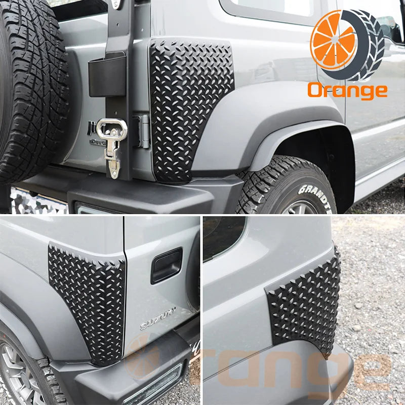 For Suzuki Jimny JB64 JB74 2019+ Front Rear Fender Tailgate Angle Guard Cover Accessories, Fit 3/5 Door, Exterior Corner Trim