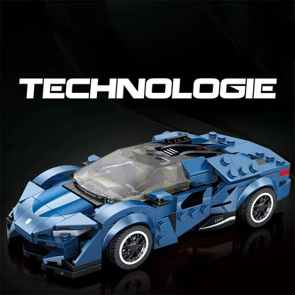298PCS City Racing Car Building Blocks 1:24 Car Model Assembly Bricks Toys Desktop Decoration Display Puzzle Toys Holiday Gifts