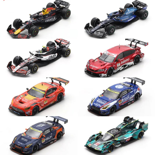 Spark 1:64 F1 RB21 NO.1 WILLIAMS FW47 HAAS VF-25 SUPER GT Valkyrie Le Mans 24H 2025 Diecast Model Car