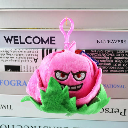 2025 New Style Plants vs Zombies Plush Pendant Cute SunFlower Peashooter Chomper Bag Keychain Decoration Stuffed Doll Kids Gift