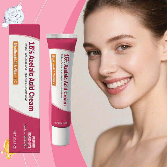 15% Azelaic Acid for Face Acne Cream Pore Blackhead Cleansing Oil Control Sensitive Skin Repair Vitamin C Salicylic Acid Cream