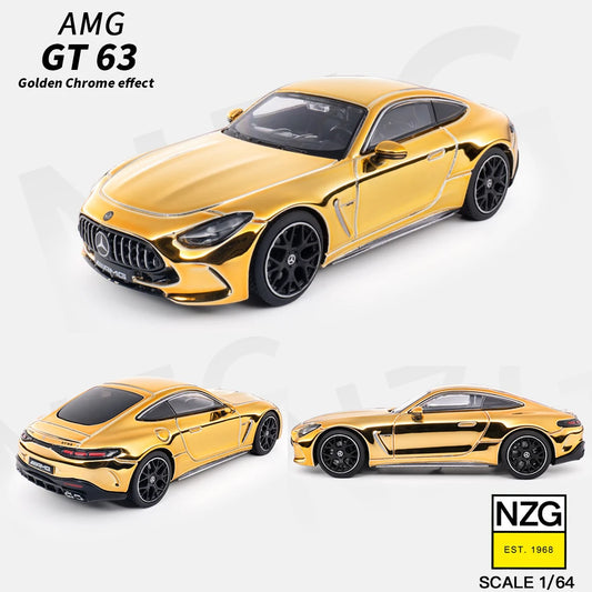KILOworks 1/64 AMGGT63 Diecast Alloy Car Model  with Display Case, Racing Series Collectible Gift for Boys Men