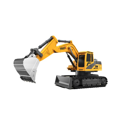 RC Excavator Dump Truck Bulldozer Diecast Construction Vehicle Alloy Remote Control Engineering Car Toy for Children Boys