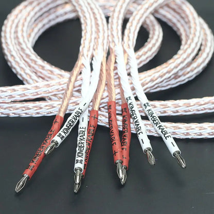  HiFi Speaker Cable 12TC Audiophile Grade Pure Copper Audio Wire For Home Theater Amplifier Speaker