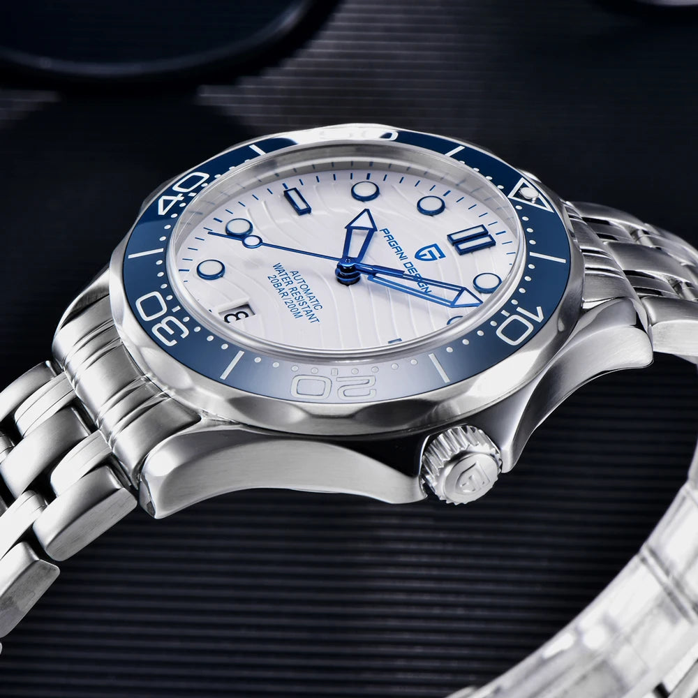 PAGANI DESIGN 2025 New Diving Men's Watches Luxury NH35 Automatic Watch For Man Mechanical Wristwatches AR Sapphire Waterproof
