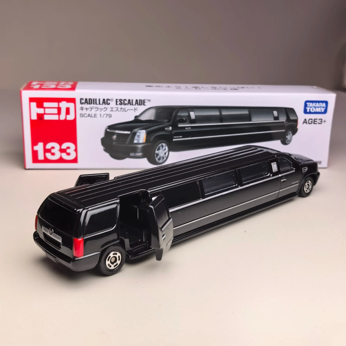 Genuine Takara Tomy Tomica No.133 No.144 No.148 Cadillac Escalade Long Type Die-Cast Car Model Toy Birthday Gift