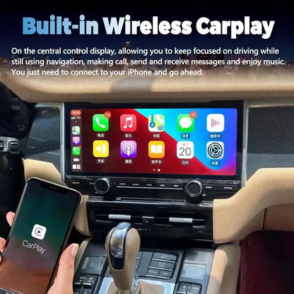 12.3 Inch Qled Screen For Porsche Macan 2011 2012-2018 Android 14 Car Stereo Radio Video Player GPS Navigation Carplay Head Unit