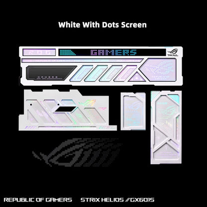 4pcs ASUS ROG GX601S Case Panel Magnet ATX PC Shroud 5V3PIN ARGB DATA Monitor DIY Gamers Refit Chassis Cabinet MOD New Arrival