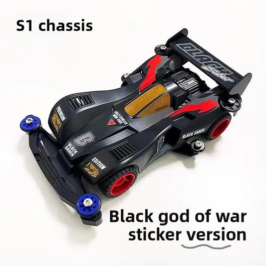 Japanese Anime Bakusou Kyuudai Let's&Go Mini 4WD Racing Track Race Sabre Black Battle Ray Stinger Model Toy
