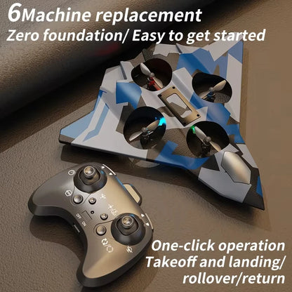 Oike RC Aircraft Foam Stunt Glider Electric Fighter Remote Control Airplane Helicopter 2.4G Radio Fall Resistant Plane Toy Gifts