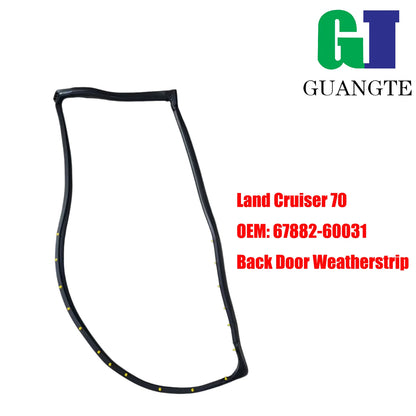 Inner Car Door Seal Strip for LAND Cruiser 70 Tail Back Door Weather Strip Door Edge LAND CRUISER 1985 1986 198767882-60031