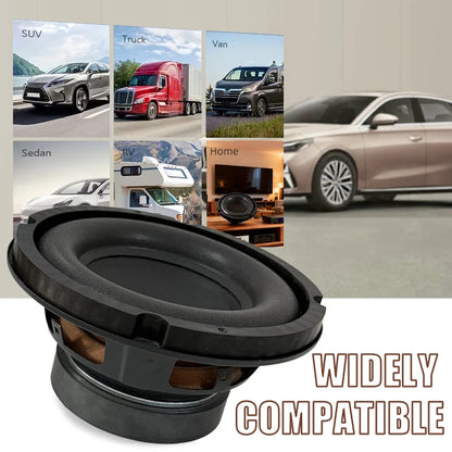 Car Subwoofer 6.5 inch 200W Audio Bass Speaker Car Component Stereo Modification for Car & Home Theater System Upgrade Woofer