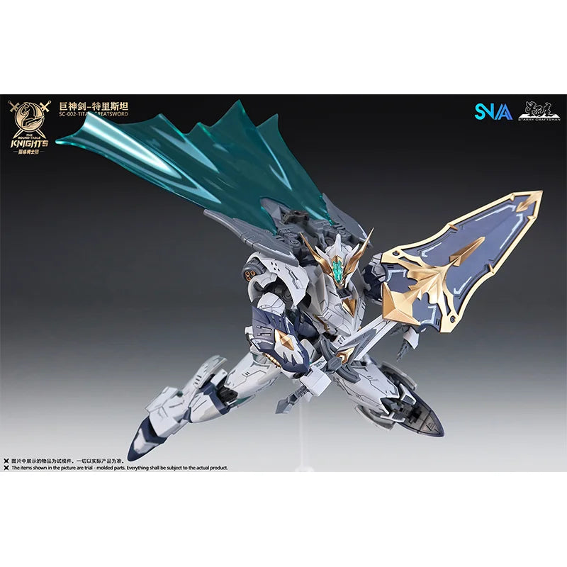 In Stock SNAA TRISTAN 1/144 Toys SC-002-Titan Greatsword The Round Table Knights Assembly Model Kit Action Figure Robot Gifts