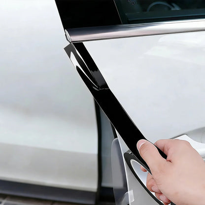 3/5/7/10cm*3/5/7/10m Glossy Black Car Sticker Paste Protective Strips Auto Door Sill Side Anti-Scratch Tape Car Accessories