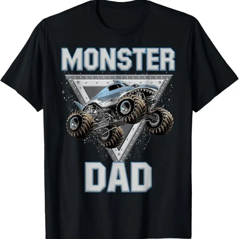 Monster Truck Dad Fathers Day Monster Truck Are My Jam T Shirt