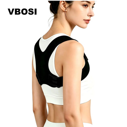 VBOSI Invisible Posture Corrector for Men Women Adjustable Breathable Back Brace Shoulder Support Straightener for Hunchback Cor