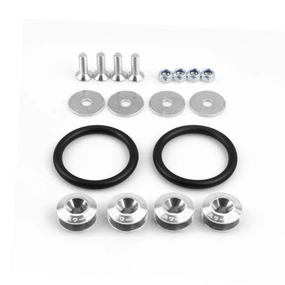 Aluminum JDM Quick Release Fasteners Bumper For Car Trunk Fender Hatch Lids Kit