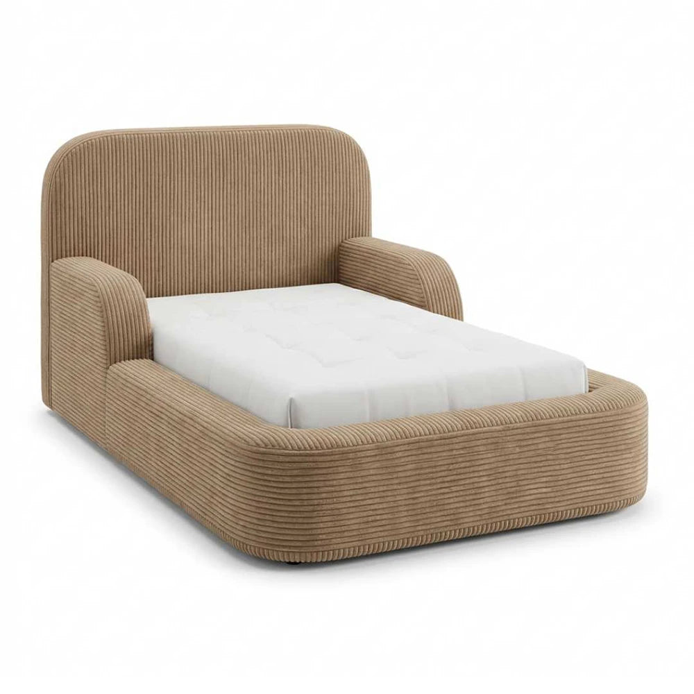 Hot Sale Montessori Foam Floor Bed for Children Bedroom Furniture Safe Kids Soft Frame Beds With Sponge Mattress Pre-Assembled