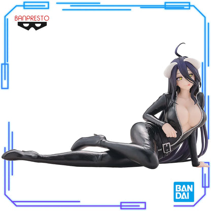 In Stock Bandai Original Genuine Banpresto Anime Overlord IV IF Relax Time Albedo 18cm Collection Model Toy Figure Birthday Gift