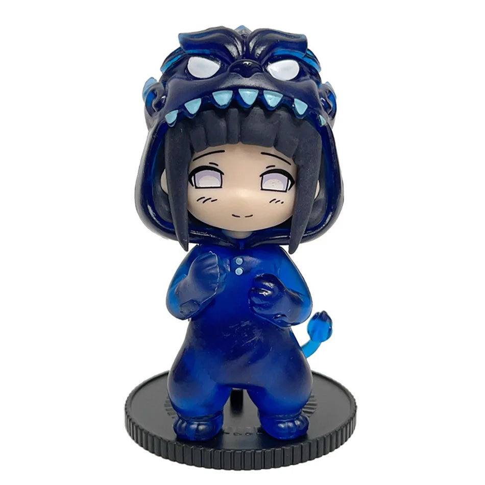 Anime 8cm Naruto 9pcs Set Random Blind Box Haruno Sakura Kakashi Sasuke Action Figure Movie Model Toy Birthday Christmas Gift