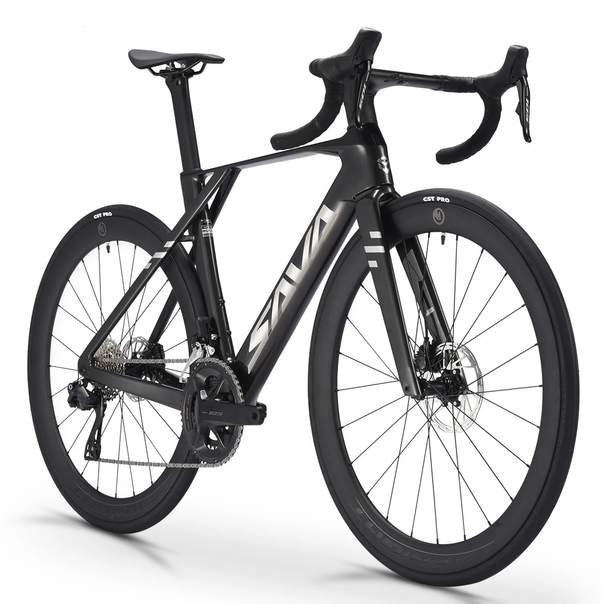 SAVA SLR8 Full Carbon Fiber E-Shift Road Bike with SHIMAN0 ULTEGRA 8170 Di2 Kit Cyclocross Road Bike Racer