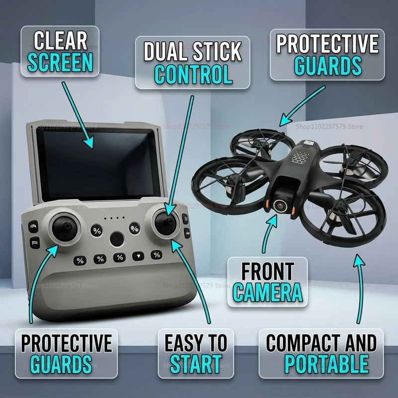 M5 MINI Drone GPS 8K Professional HD 360° Dual Camera Screen Remote Control Brushless Motors Obstacle Avoidance Quadcopter