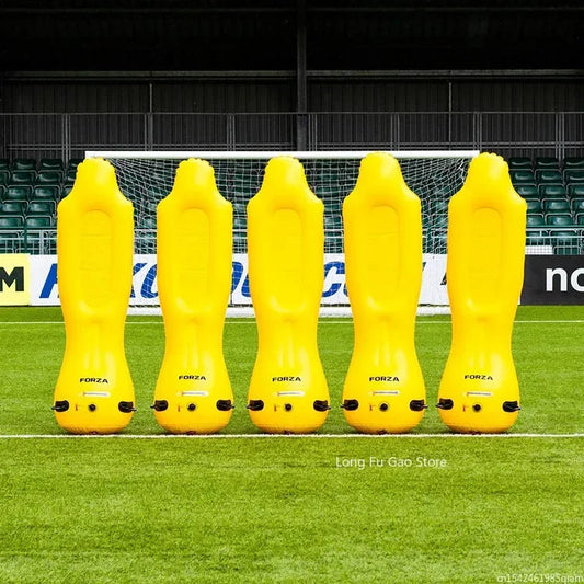 1.75m PVC Inflatable Sandbag Football 1PC Training Goal Keeper Solo Soccer Trainer Tumbler Air Dummy Tool Wall Without Air Pump